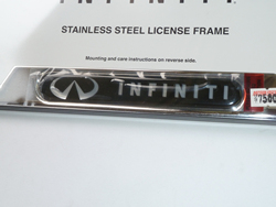 INFINITI ライセンス・フレーム純正品