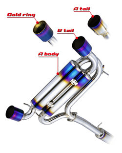 フェアレディＺ アミューズ製チタンマフラー